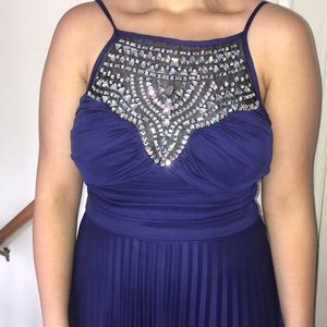 B. Darlin Purple Prom Dress